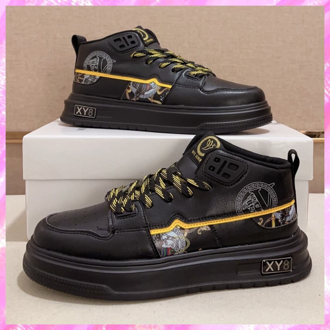 Mid Top Monogram Baroque Sneakers