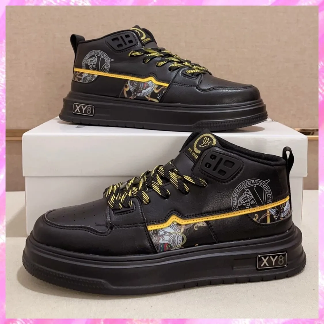 Mid Top Monogram Baroque Sneakers