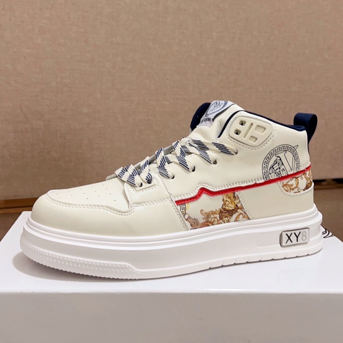 Mid Top Monogram Baroque Sneakers