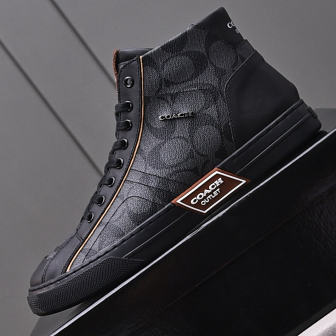 Mid Top Monogram Sneakers