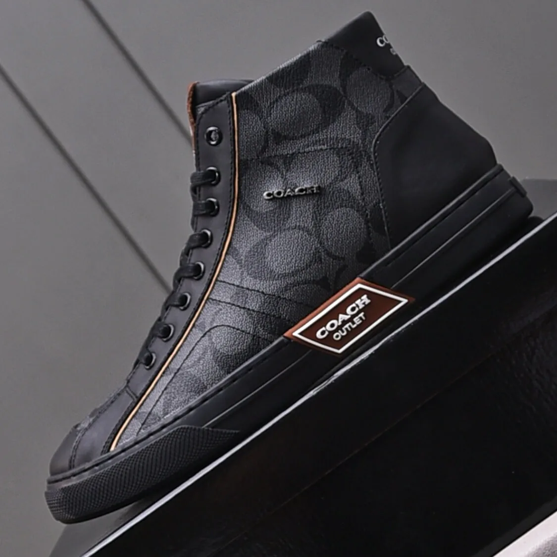 Mid Top Monogram Sneakers