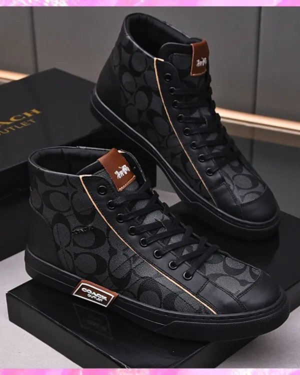 Mid Top Monogram Sneakers