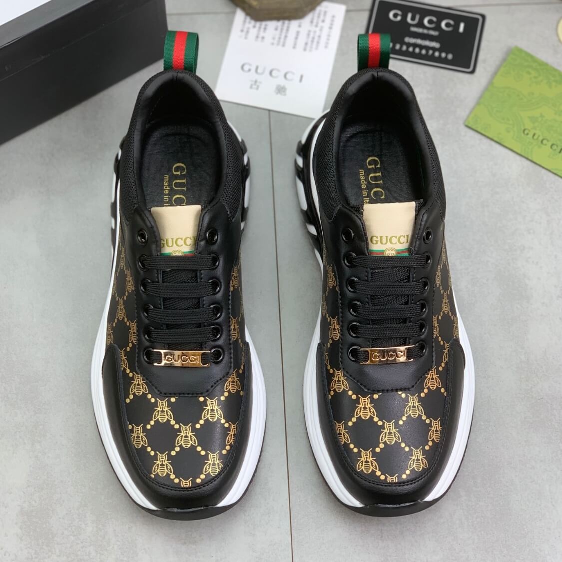 Monogram Bee Web Trainers 