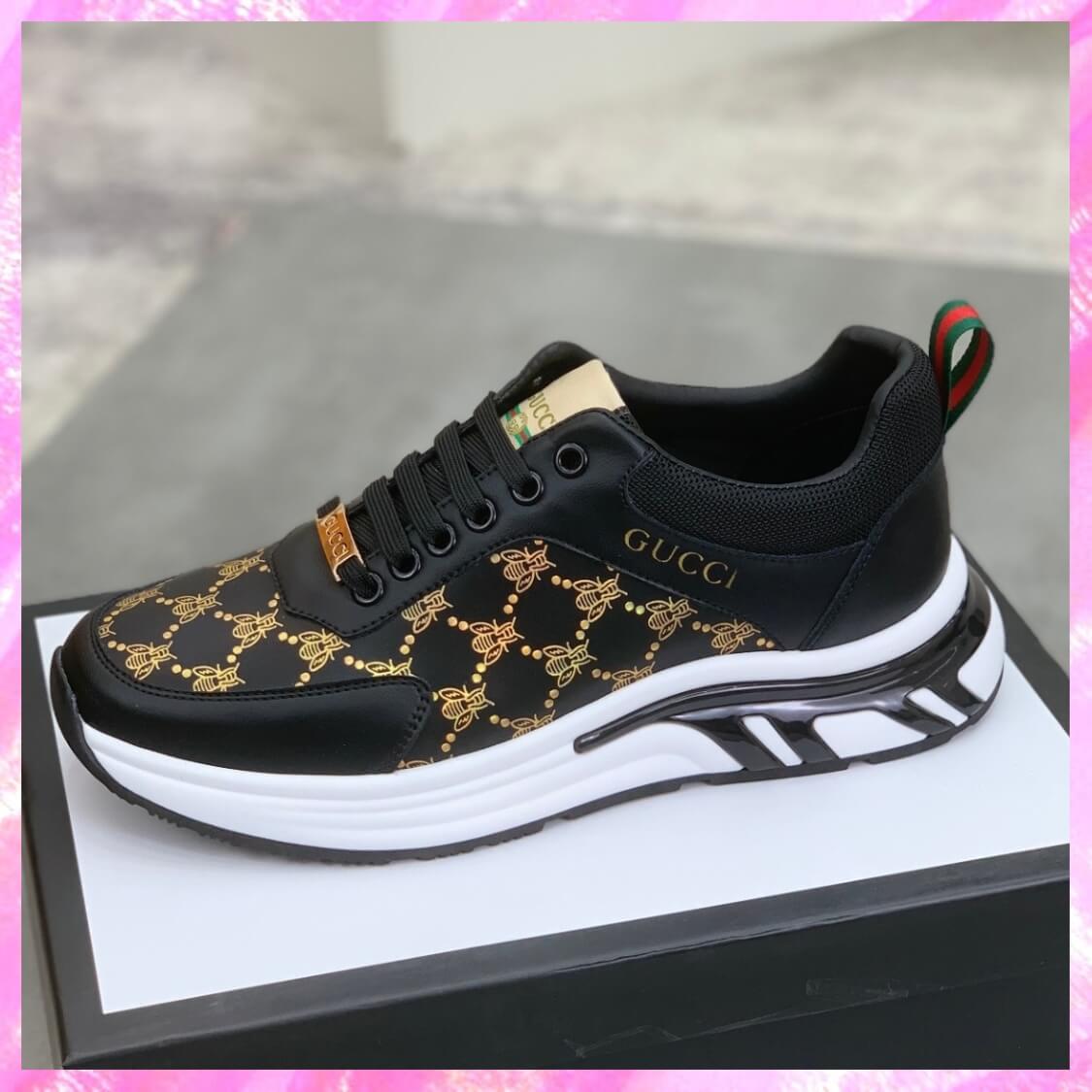Monogram Bee Web Trainers 