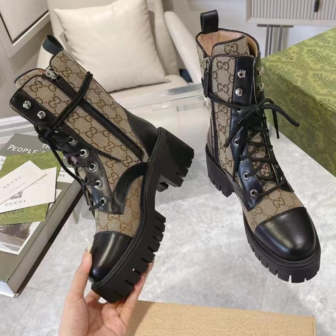 Monogram Big G Heeled Boots
