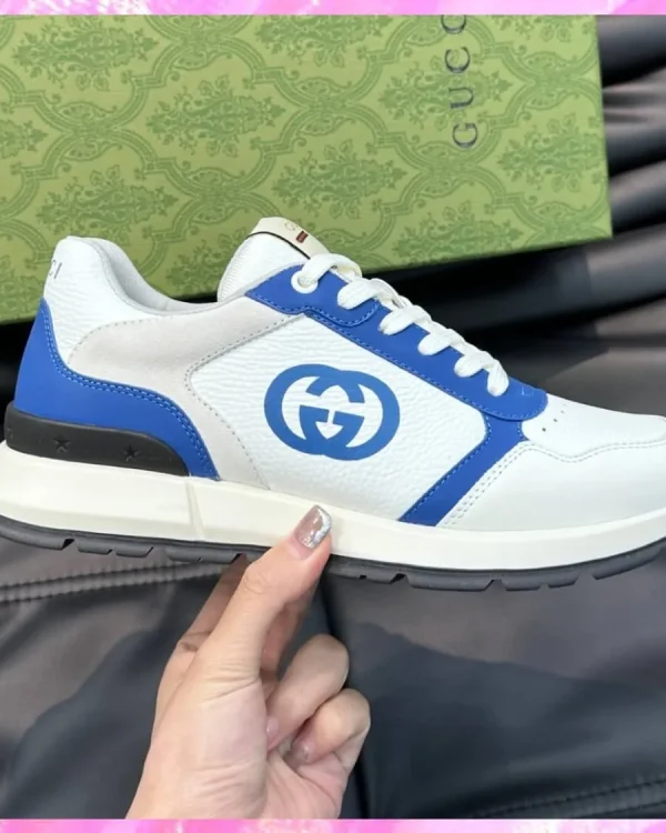 Monogram Courtside Leather Joggers