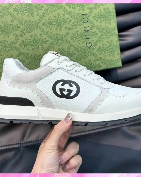 Monogram Courtside Leather Joggers