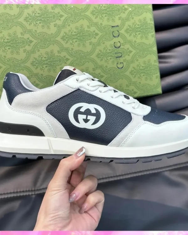 Monogram Courtside Leather Joggers
