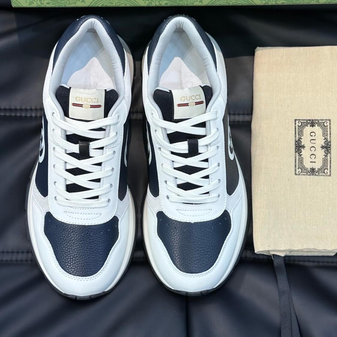 Monogram Courtside Leather Joggers