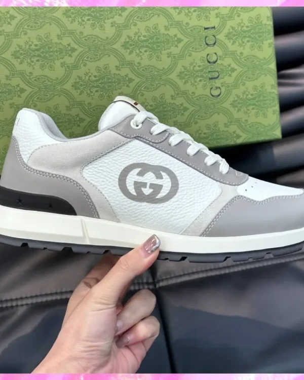 Monogram Courtside Leather Joggers