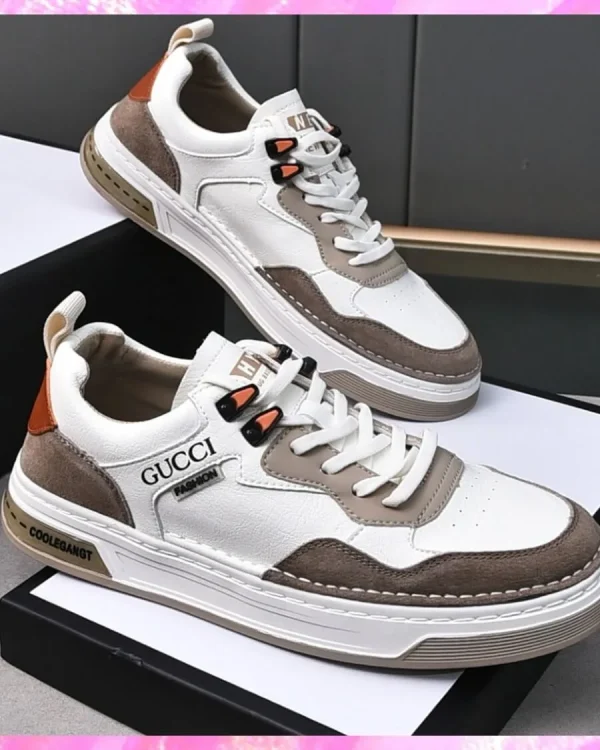 Monogram Courtside Leather Sneakers