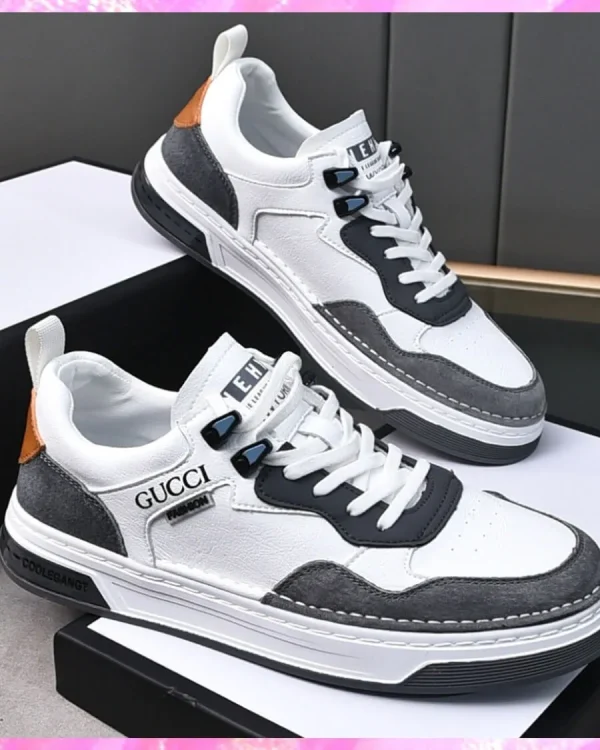 Monogram Courtside Leather Sneakers