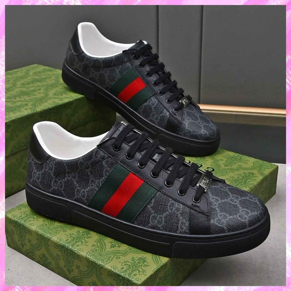 Monogram G Web Low Top Sneakers