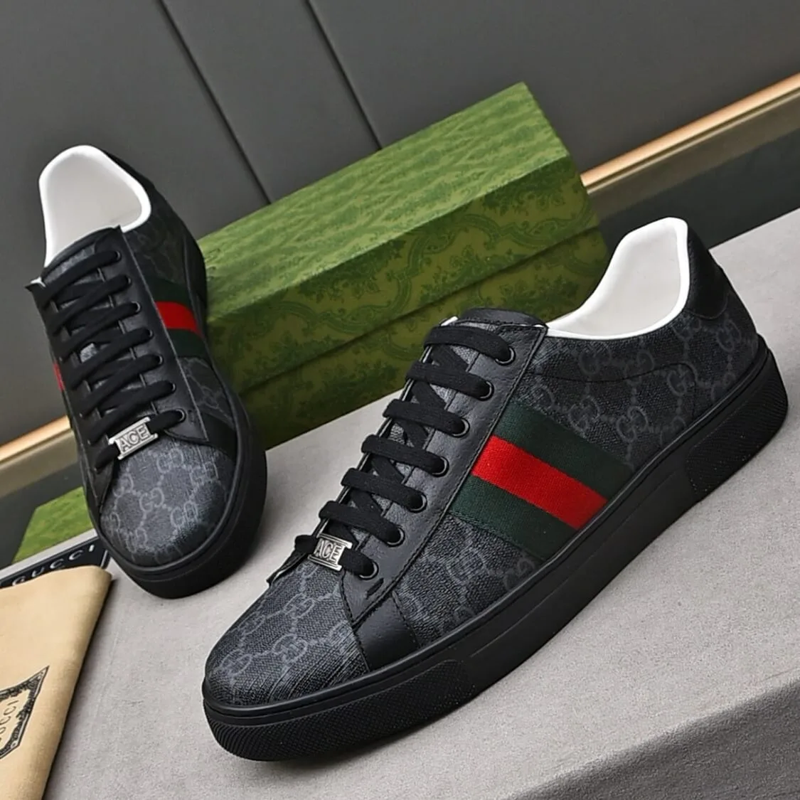 Monogram G Web Low Top Sneakers