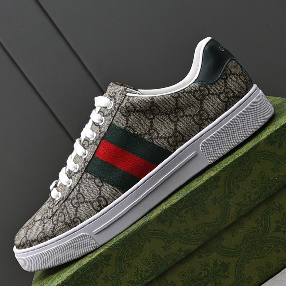 Monogram G Web Low Top Sneakers 