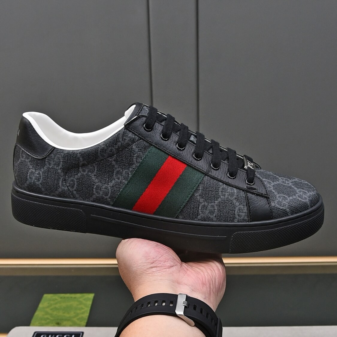 Monogram G Web Low Top Sneakers