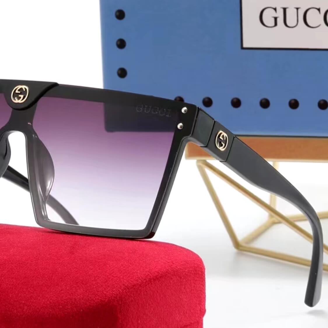 Logo Monogram Square UV Sunglasses 