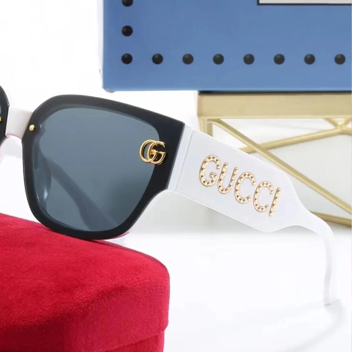 Double G Monogram UV Sunglasses