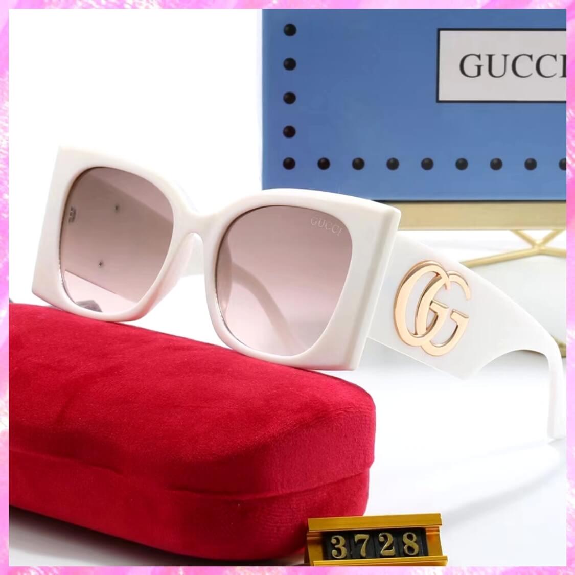 Oversized Double G Monogram UV Sunglasses 
