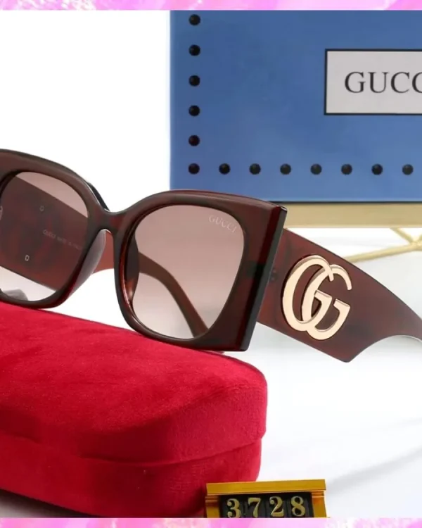Oversized Double G Monogram UV Sunglasses