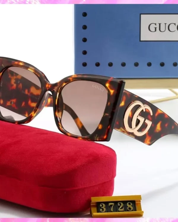 Oversized Double G Monogram UV Sunglasses