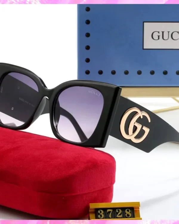 Oversized Double G Monogram UV Sunglasses