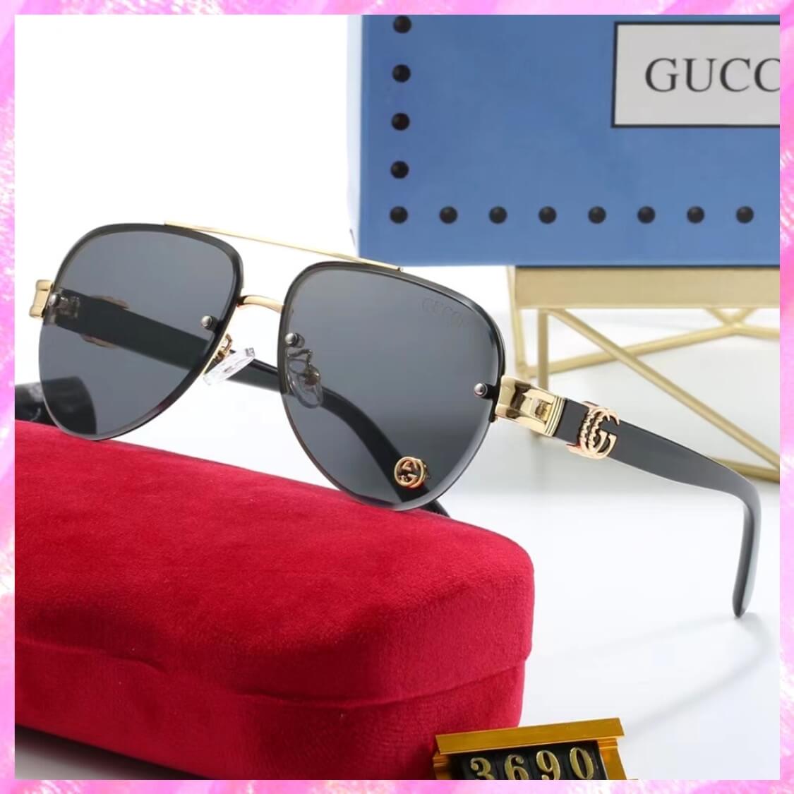 Half Rimmed Pilot UV Sunglasses 