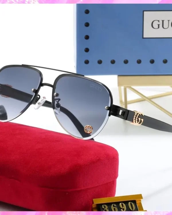 Half Rimmed Pilot UV Sunglasses