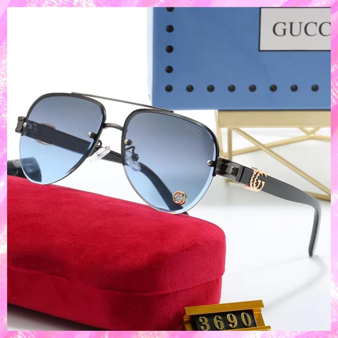 Half Rimmed Pilot UV Sunglasses