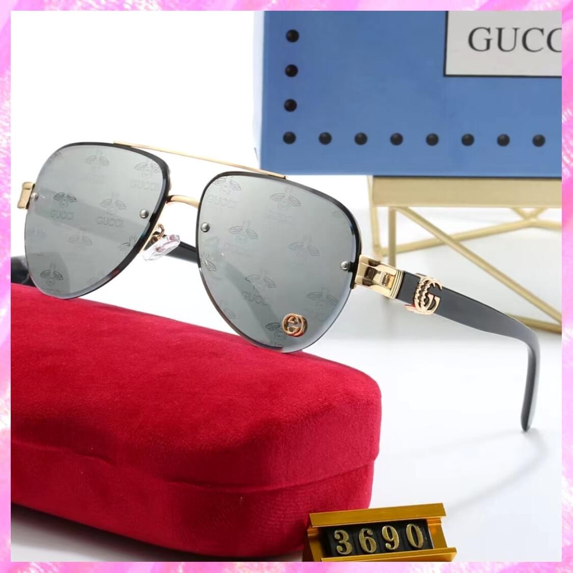 Half Rimmed Pilot UV Sunglasses 