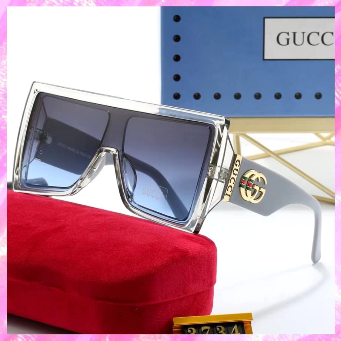 Oversized Square UV Sunglasses 