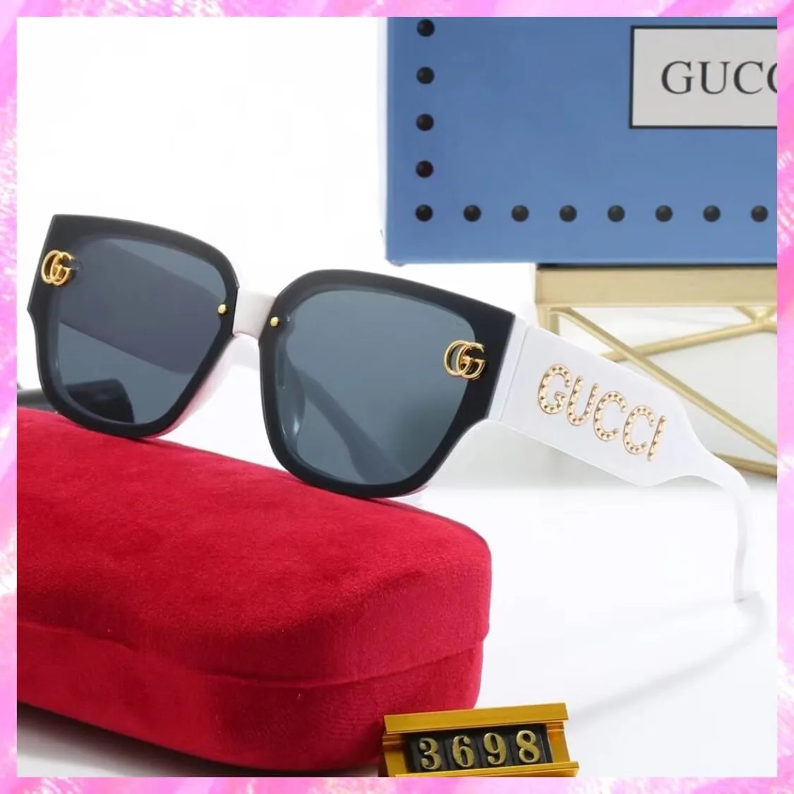 Double G Monogram UV Sunglasses