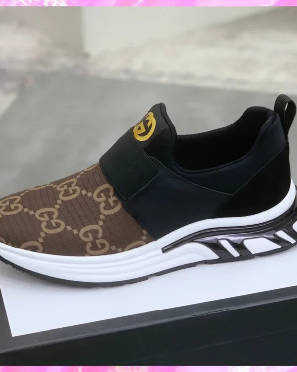 Monogram Slip On Trainers