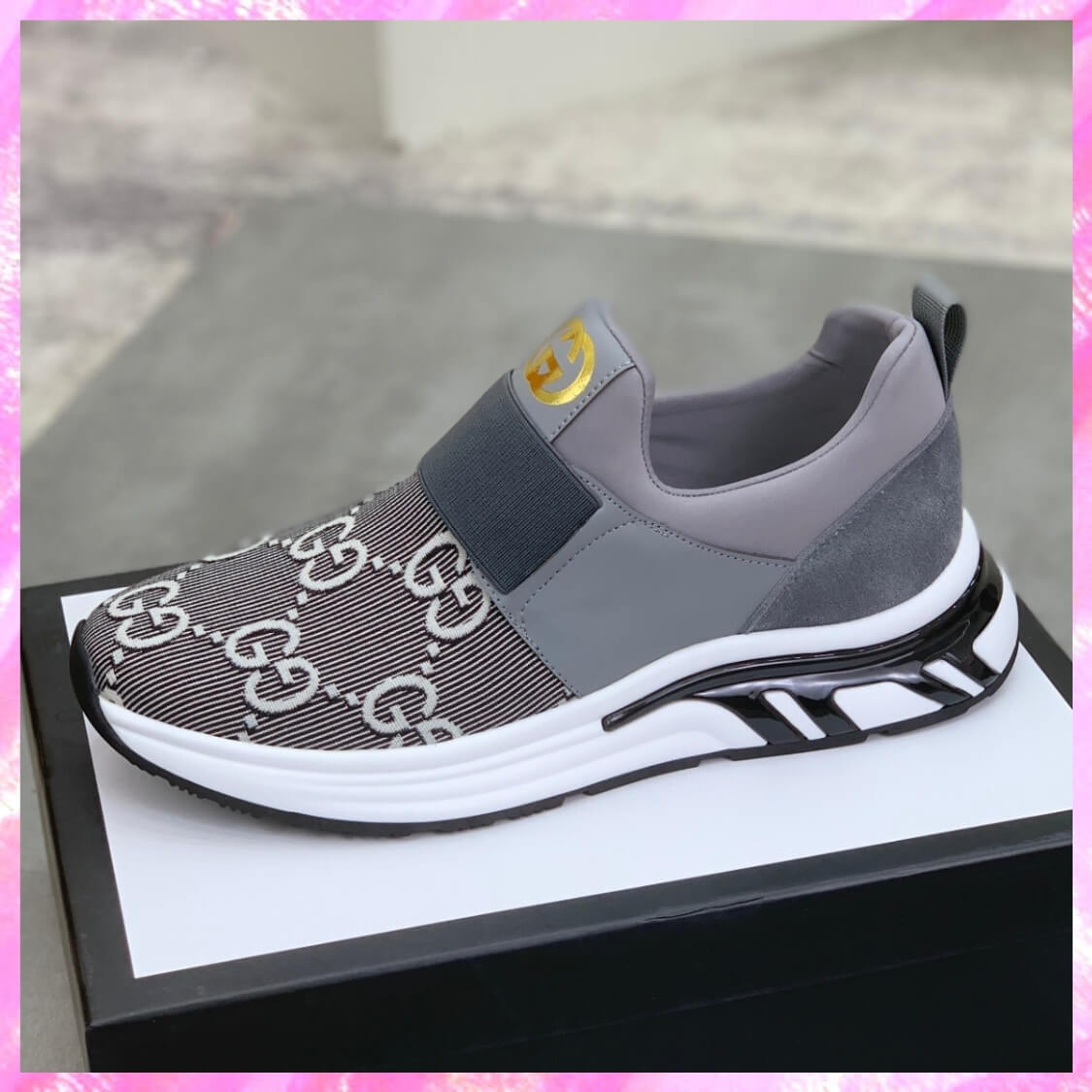 Monogram Slip On Trainers 