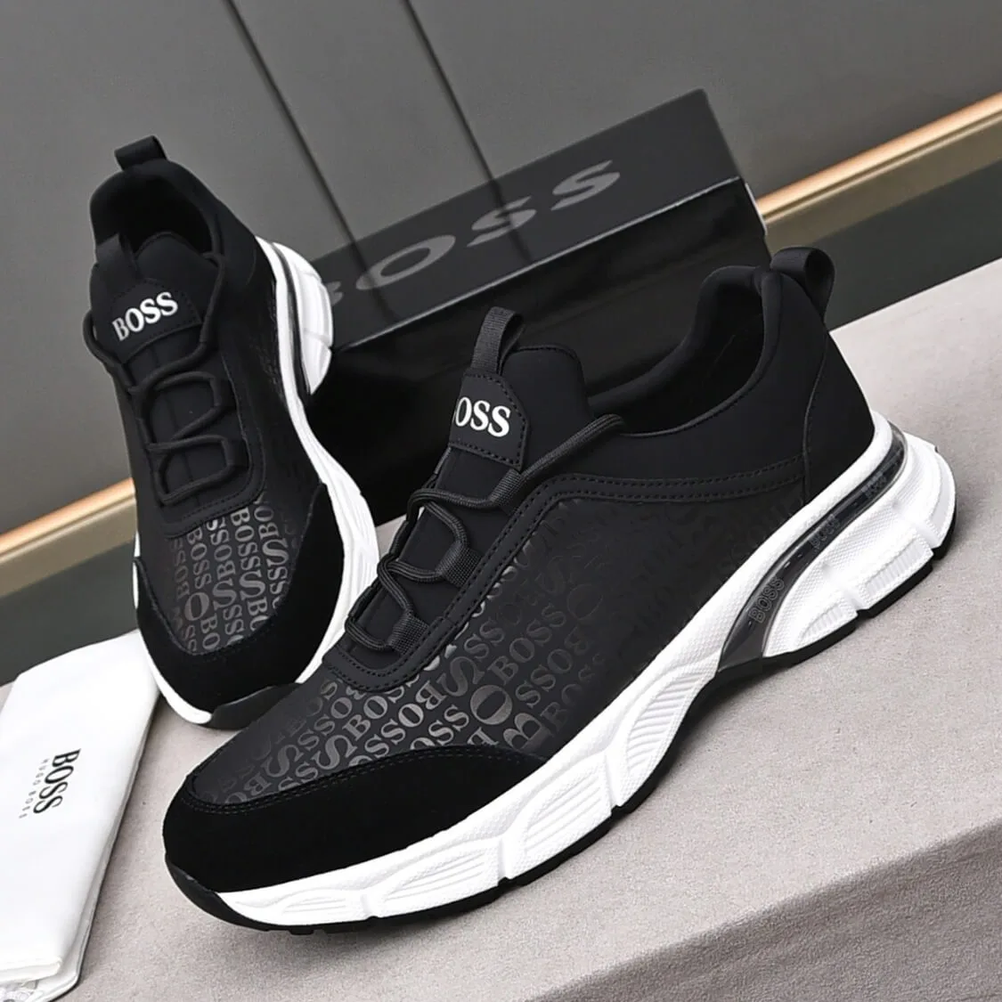 Monogram Slip On Joggers