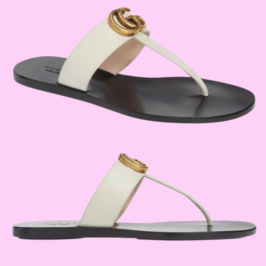 Monogram T-Strap Sandal