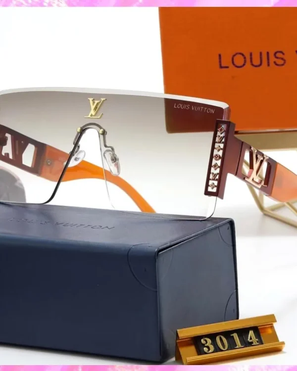 Monogram Rimless Shield UV Sunglasses