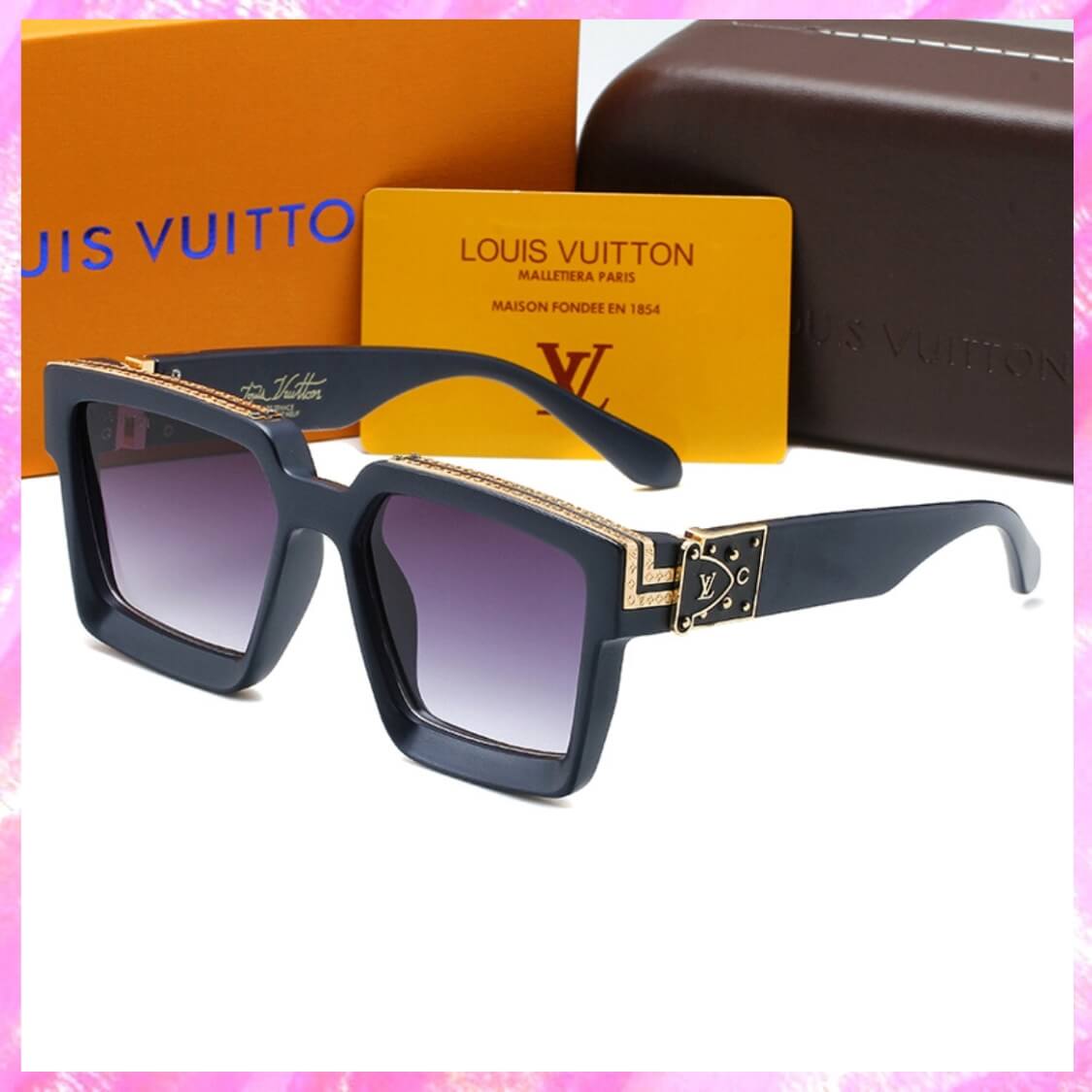 Signature Logo Square UV Sunglasses