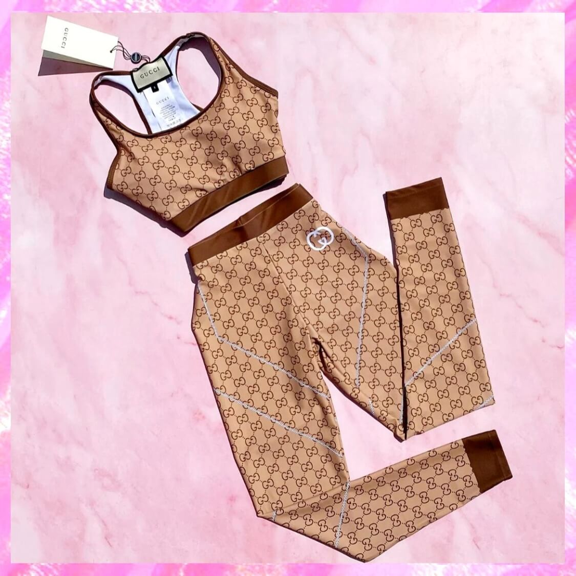 Monogram Logo Dri Fit Yoga Set 