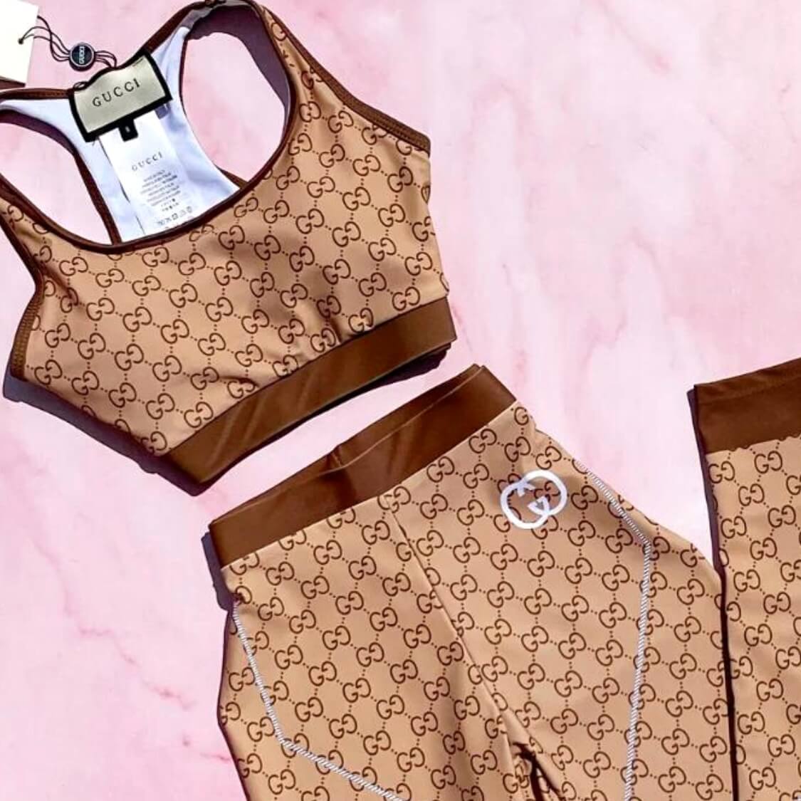 Monogram Logo Dri Fit Yoga Set 