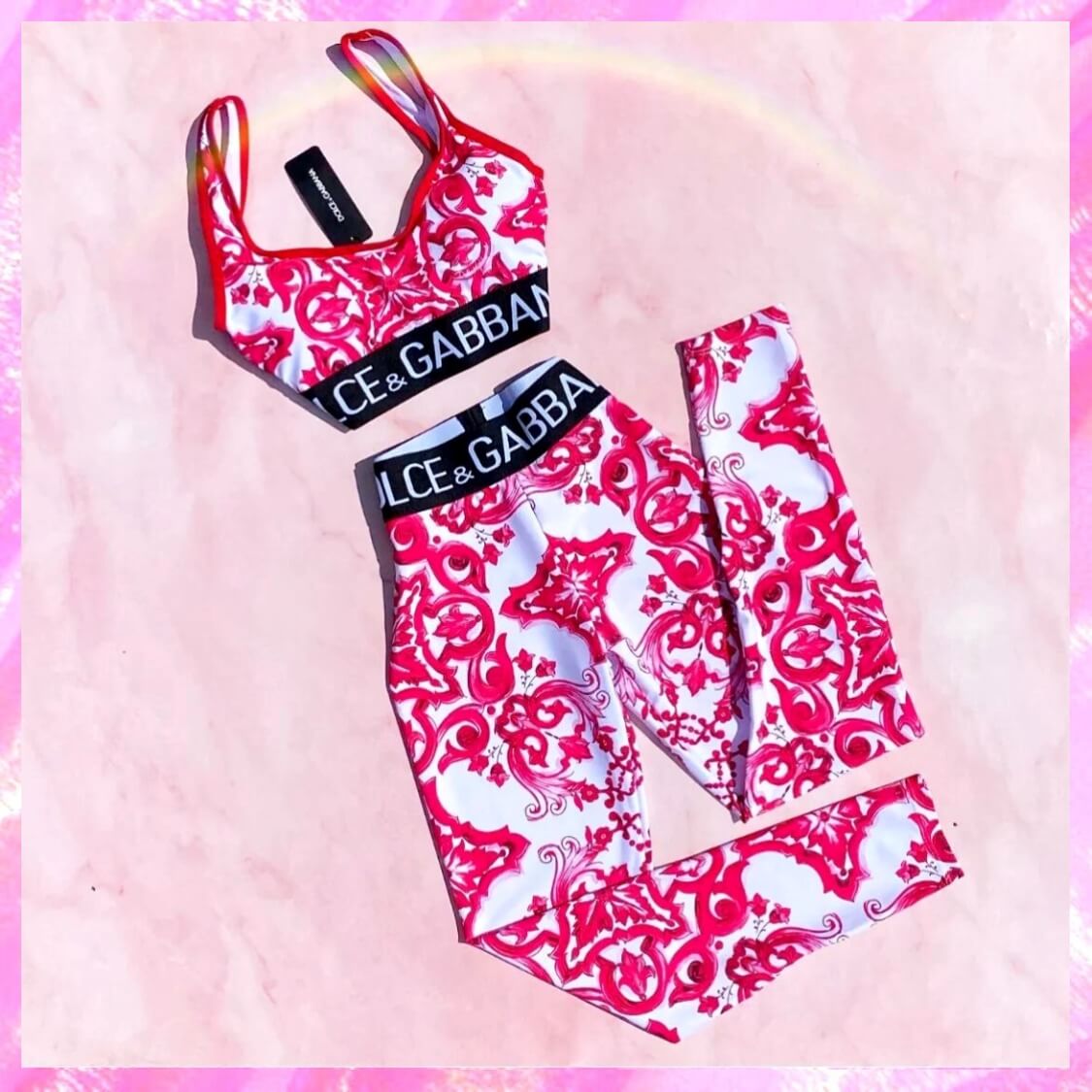 Monogram Logo Dri Fit Yoga Set 