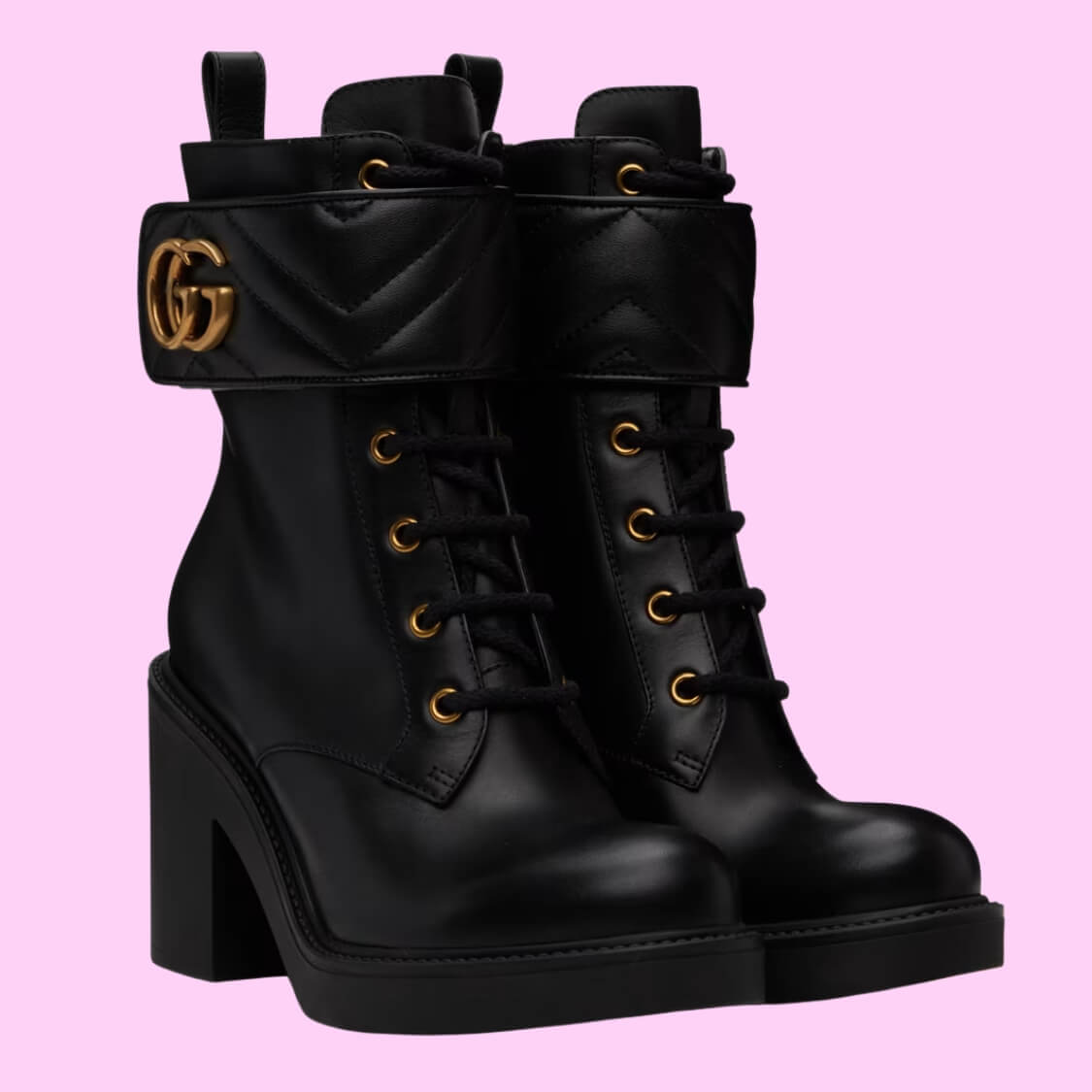 Monogrammed Marmont Ankle Boots 