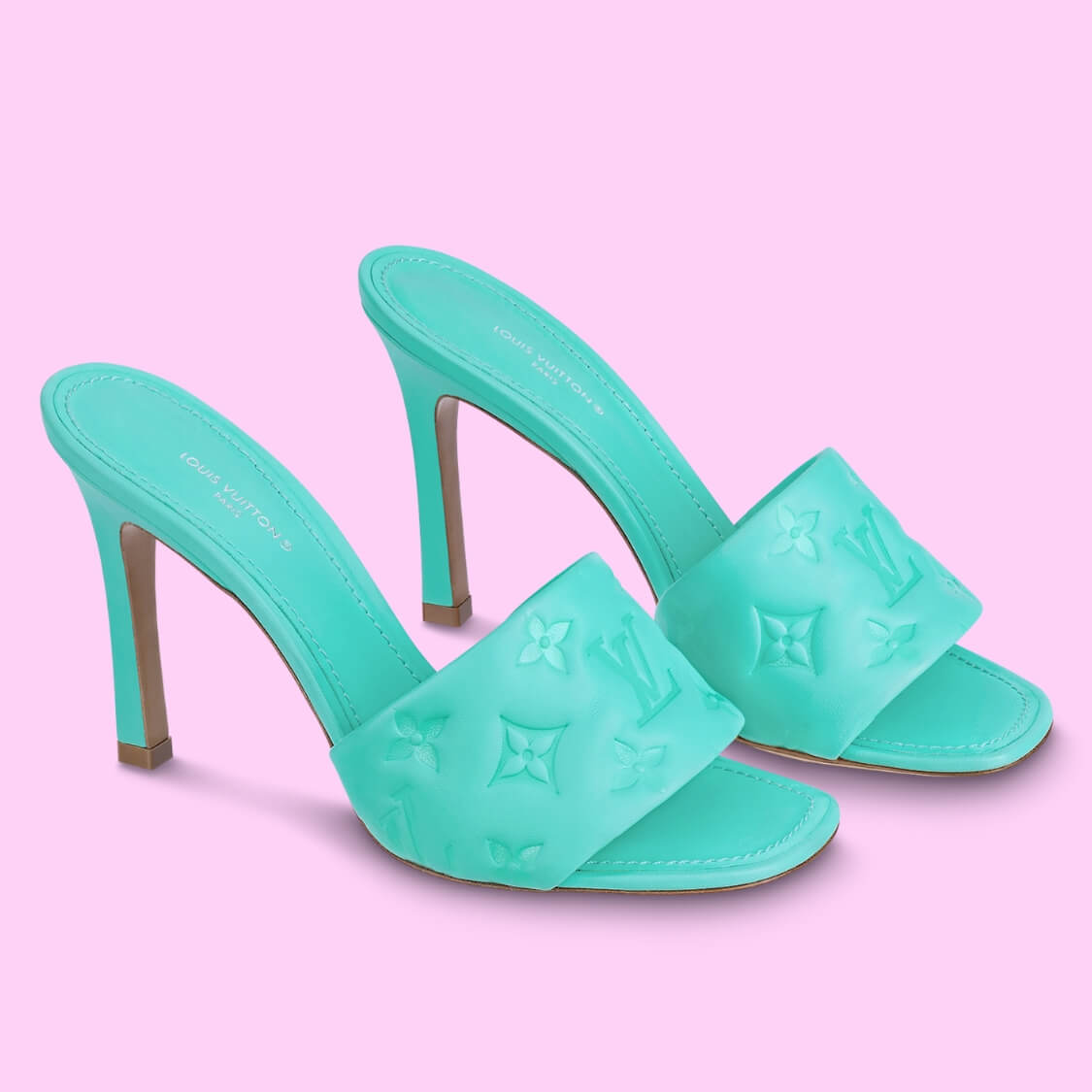 Heeled Revival Mule Sandals 
