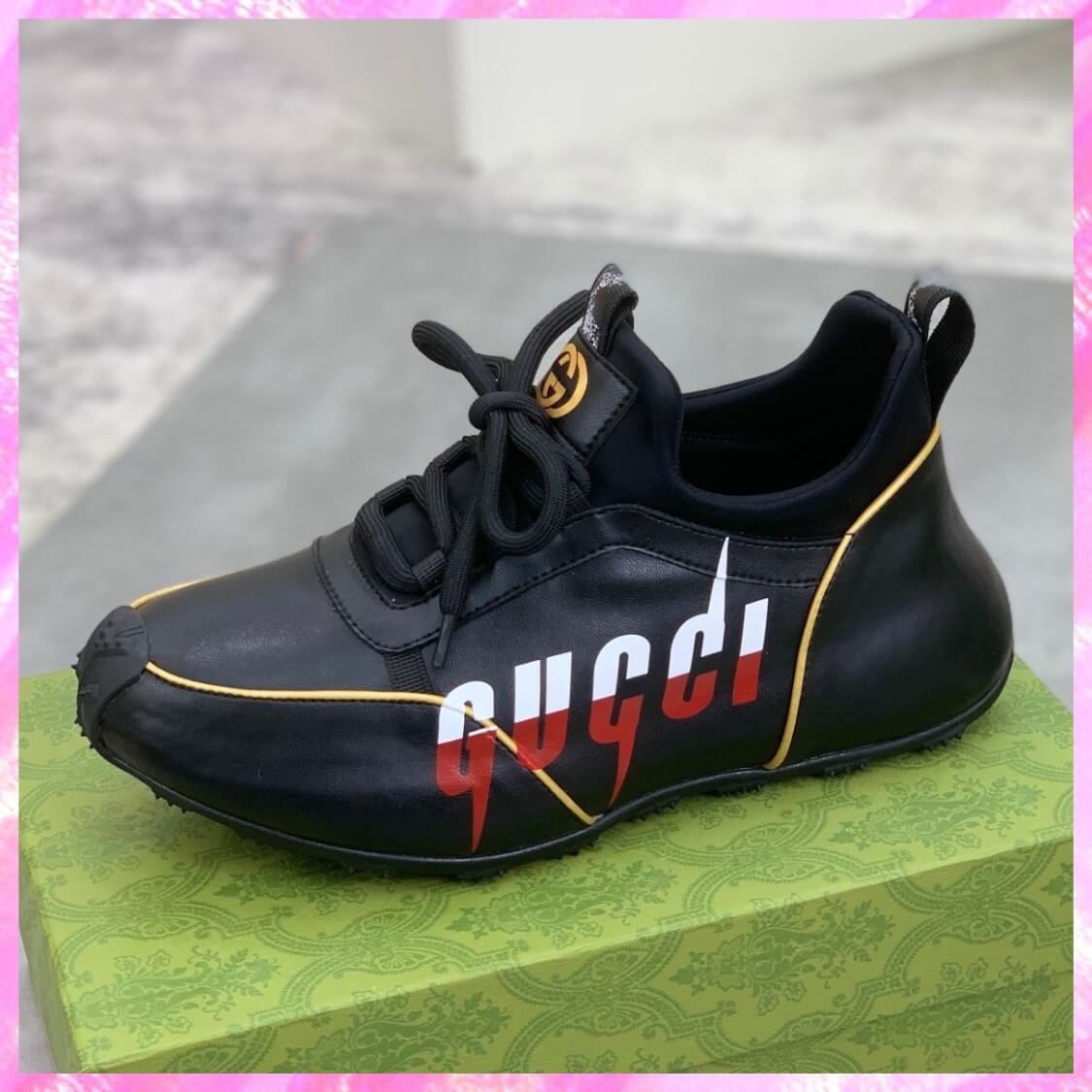 Seamless Grip Sole Monogram Sneakers 