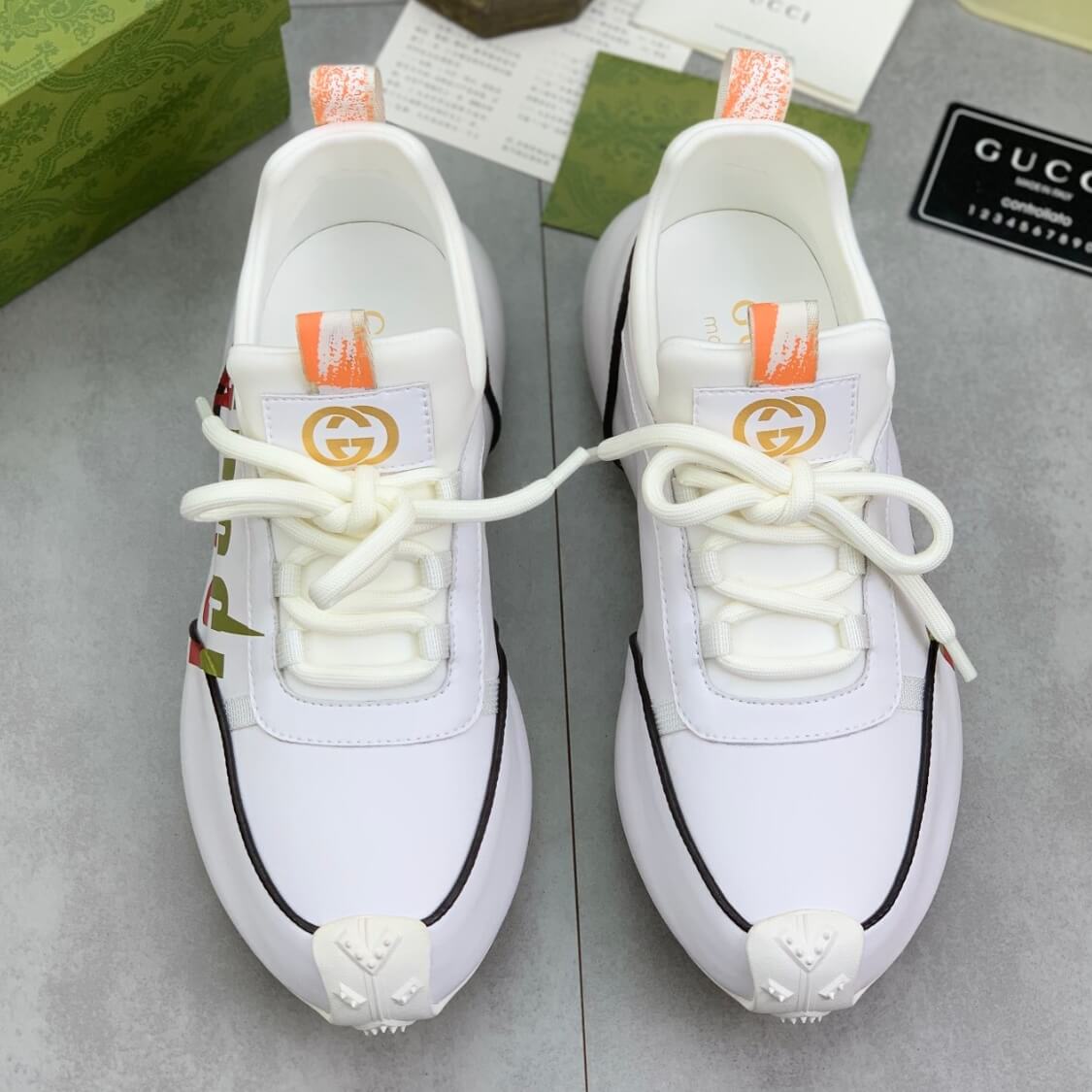 Seamless Grip Sole Monogram Sneakers 