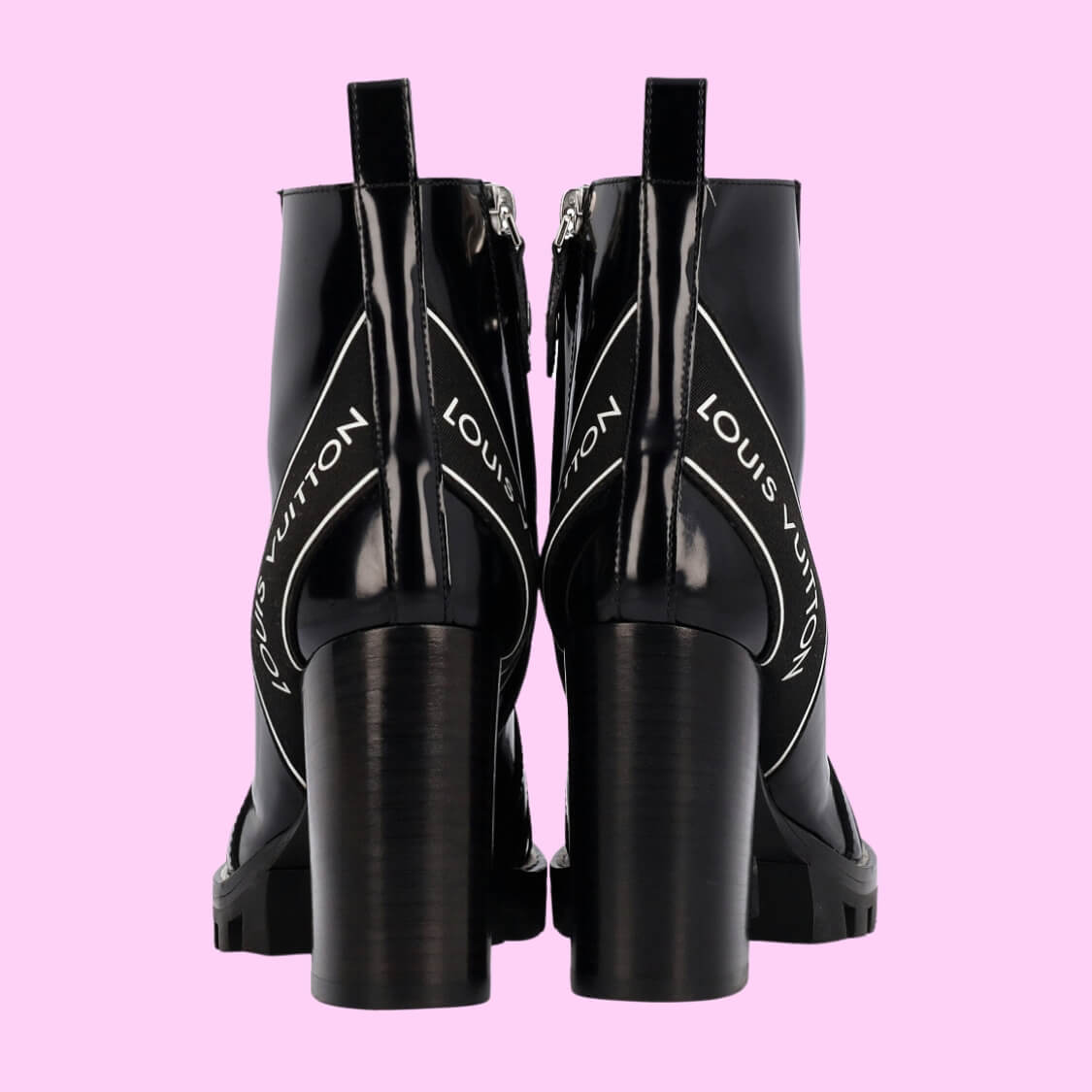 Side Monogram Star Trail Ankle Boots