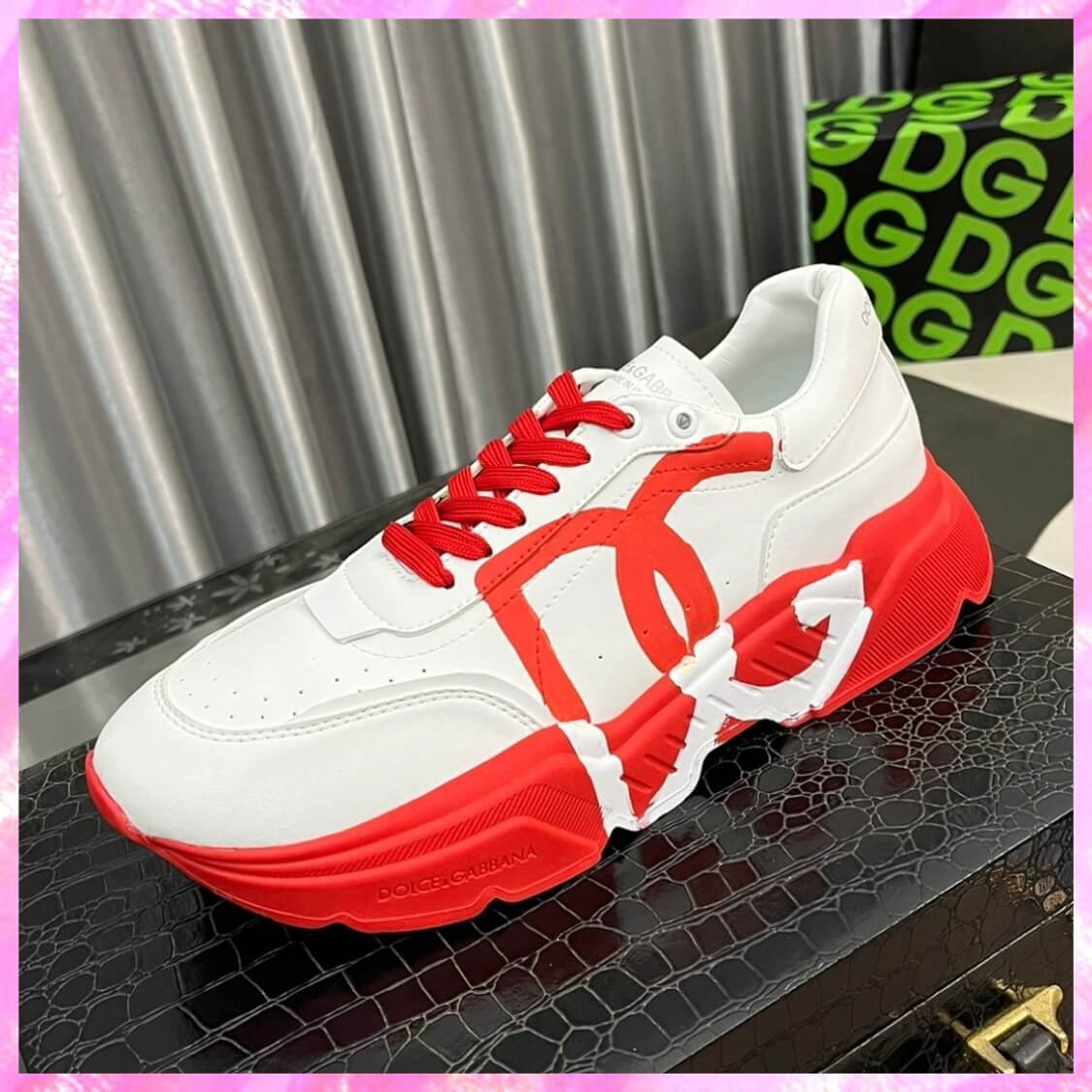 Thick Sole Monogram Sneakers