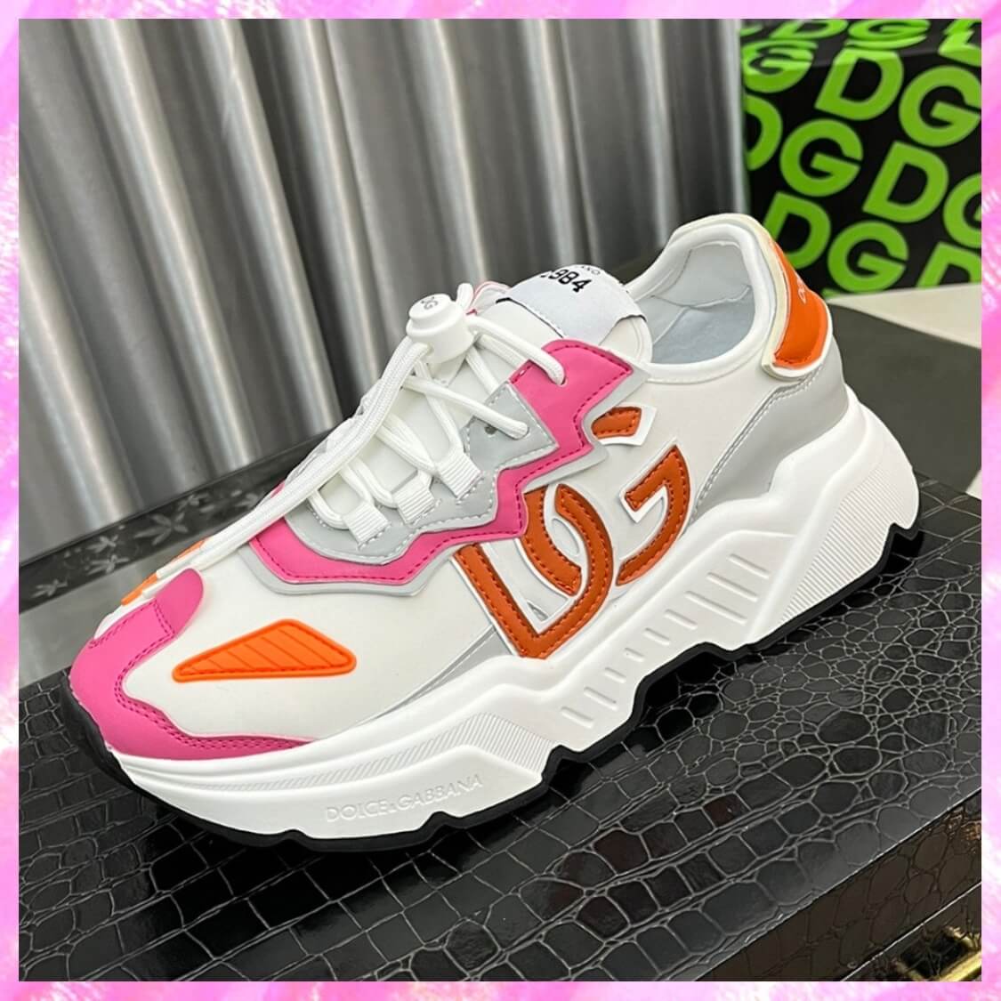 Thick Sole Monogram Sneakers 