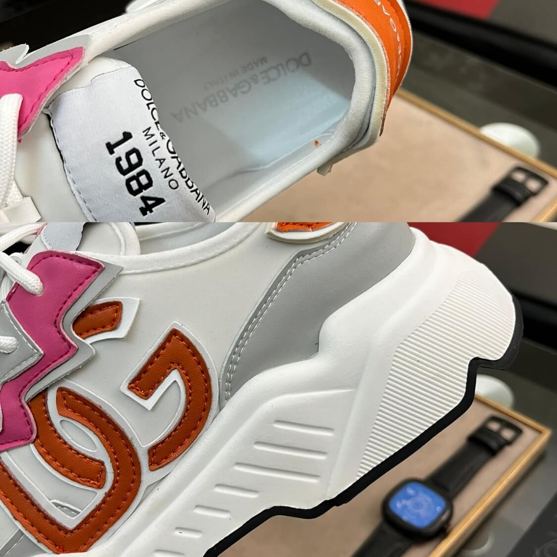 Thick Sole Monogram Sneakers 