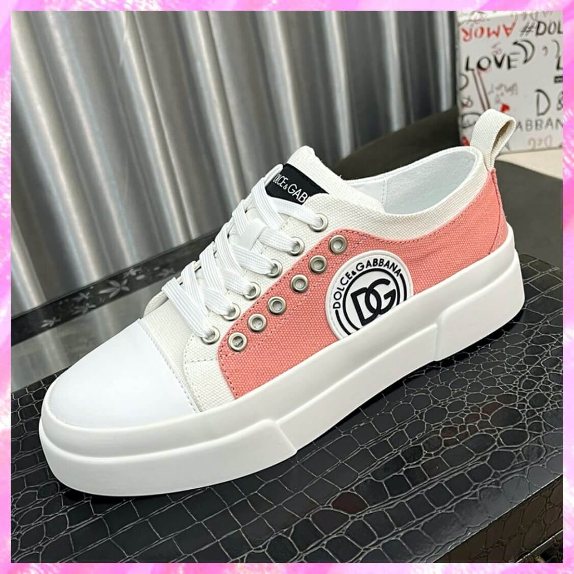 Two Tone Canvas Sneakers